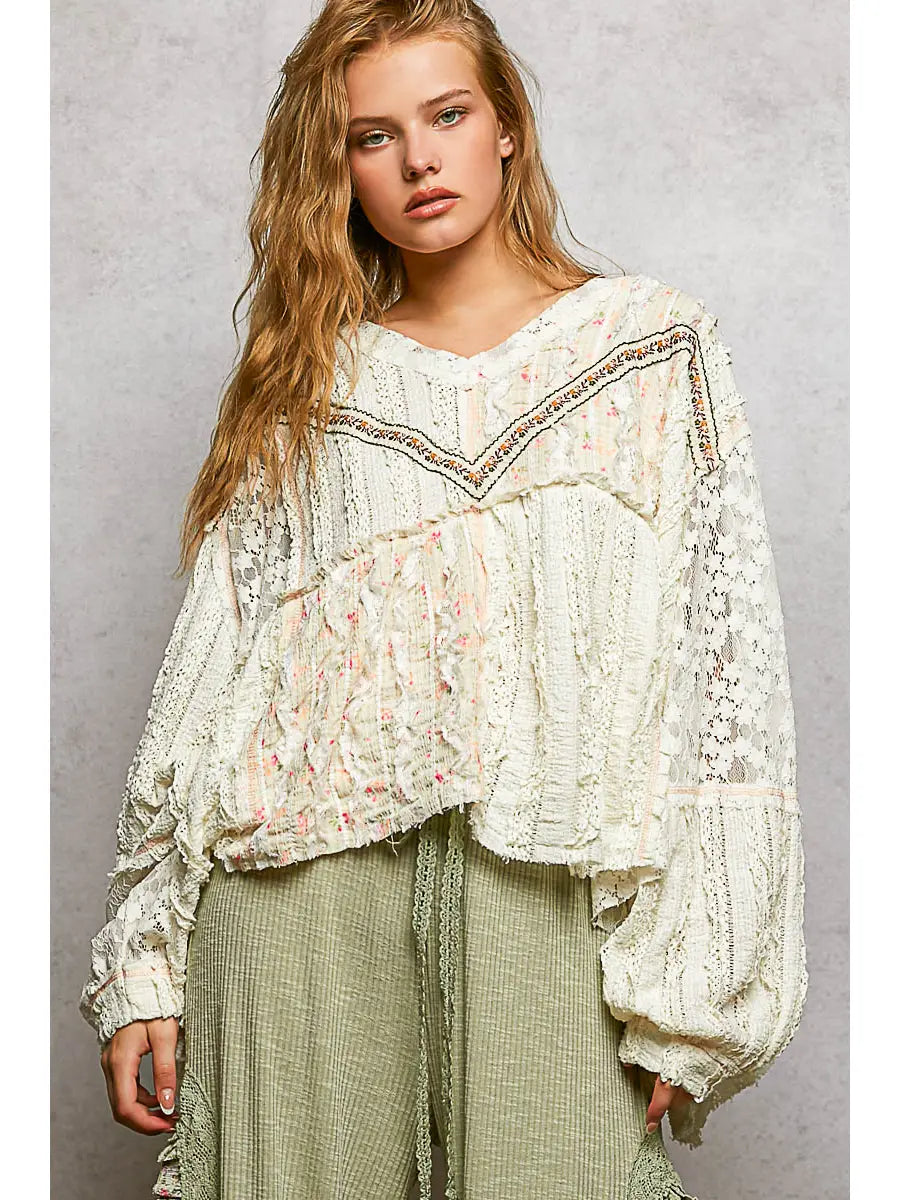 Pol boho top