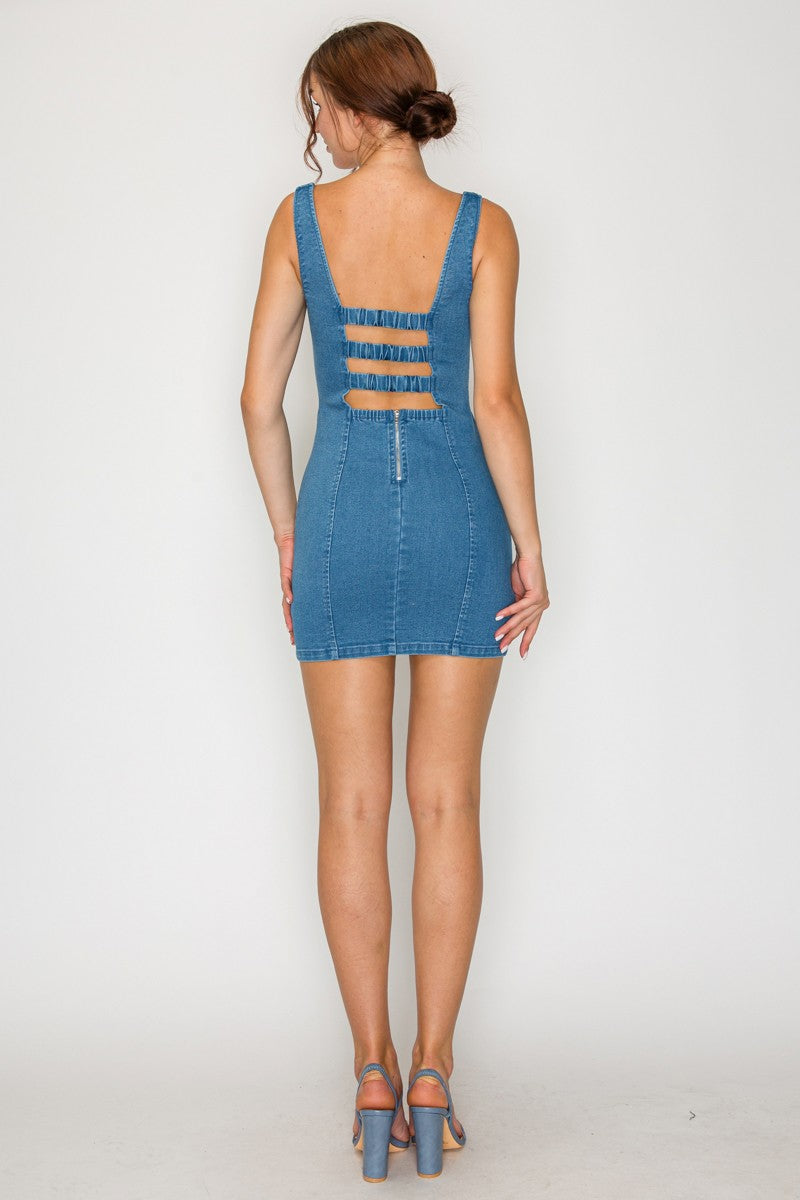 Iris Denim Dress