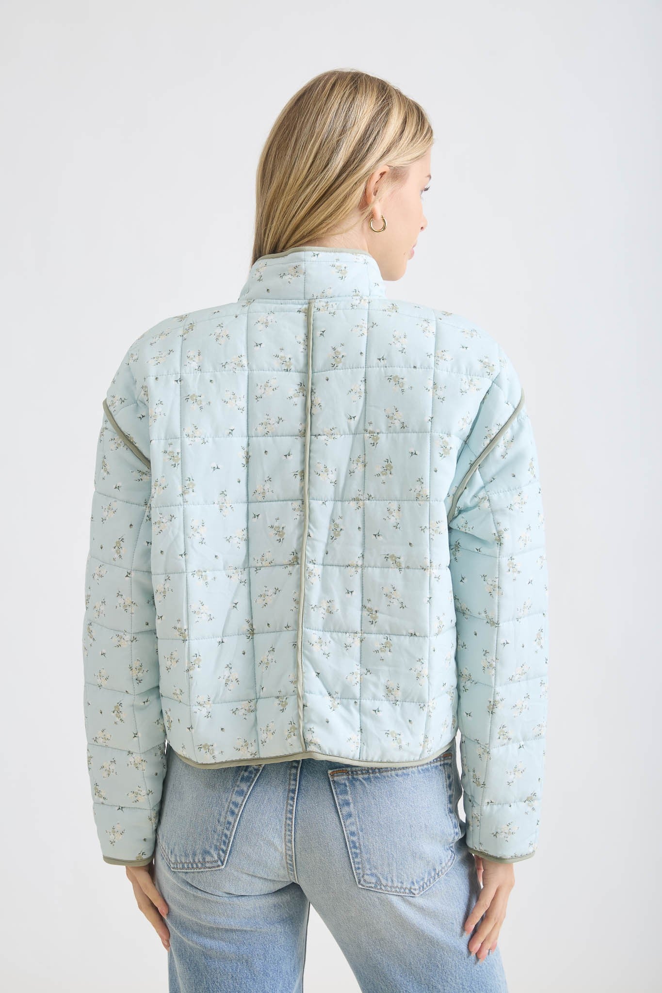 Mint Quilted Jacket