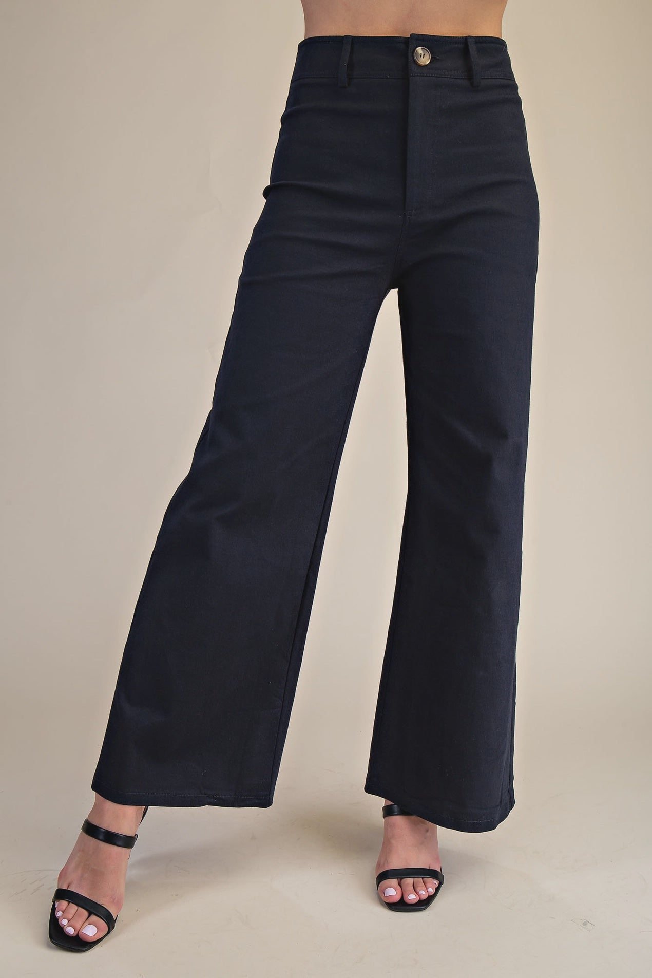 Navy Straight Pant