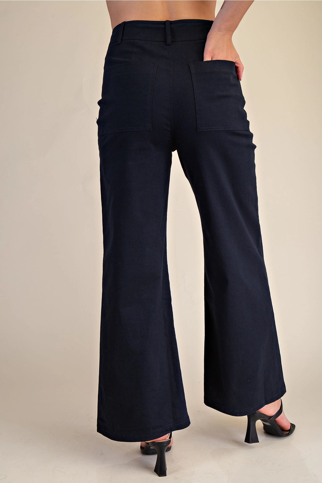 Navy Straight Pant