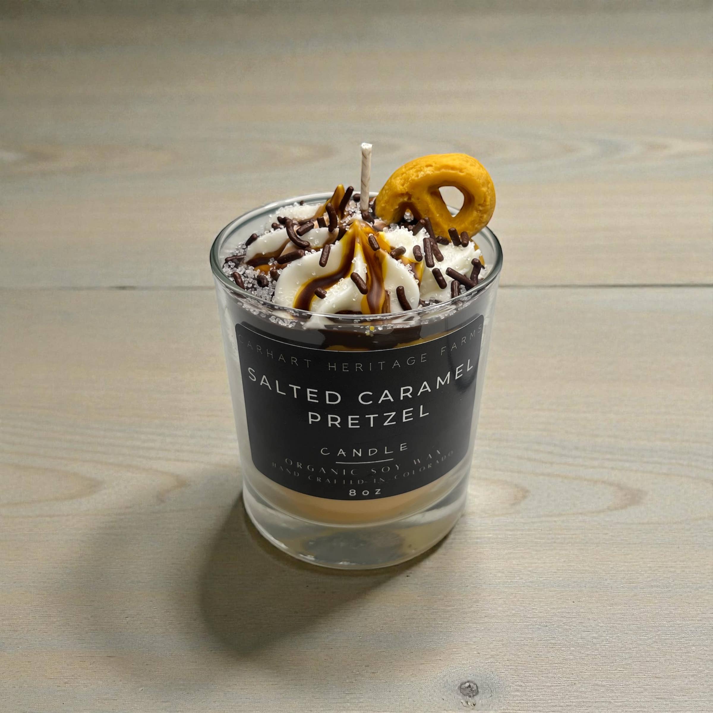 Salted Caramel Pretzel Candle