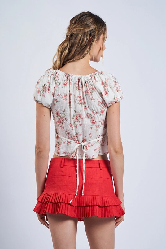 Floral bell top