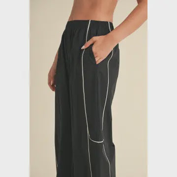 Kimberly Blk Track Pant