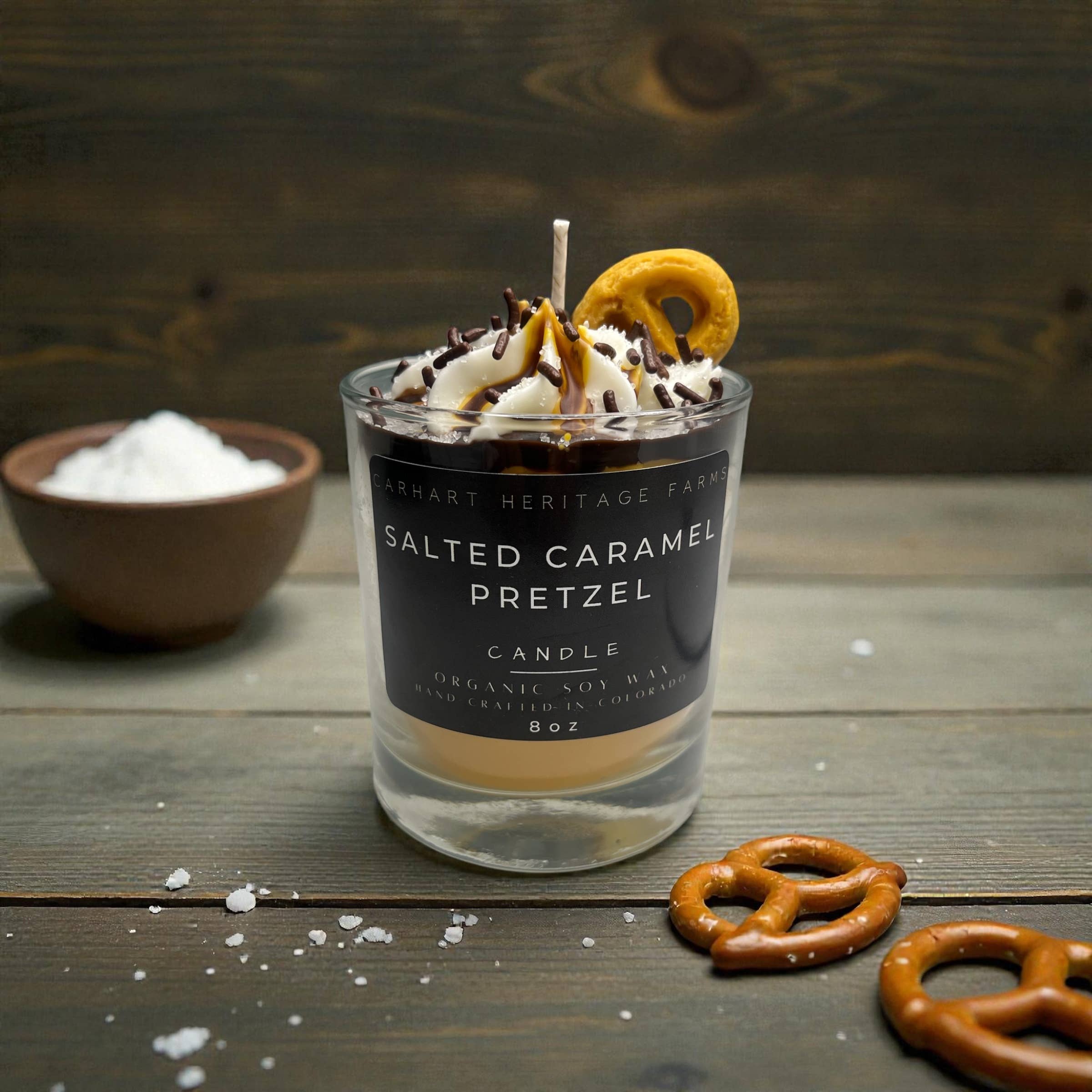 Salted Caramel Pretzel Candle