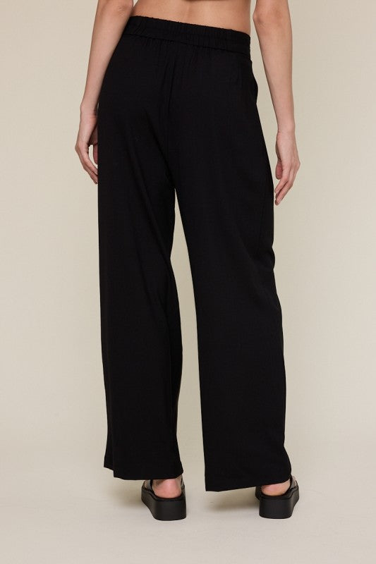 Blk Straight Leg