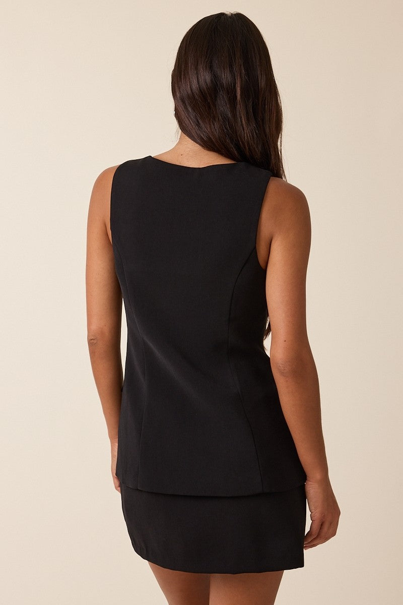 Vest Skirt Set