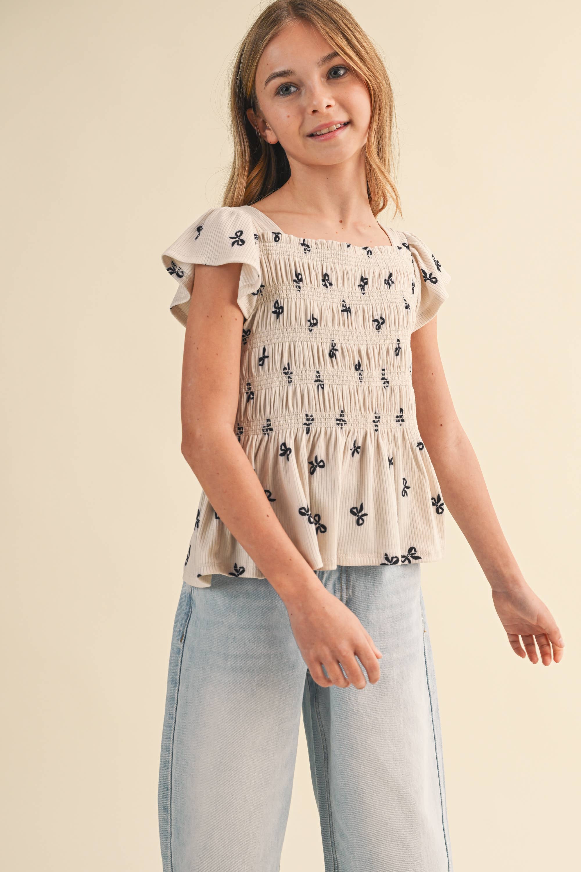 Taupe Bow Top