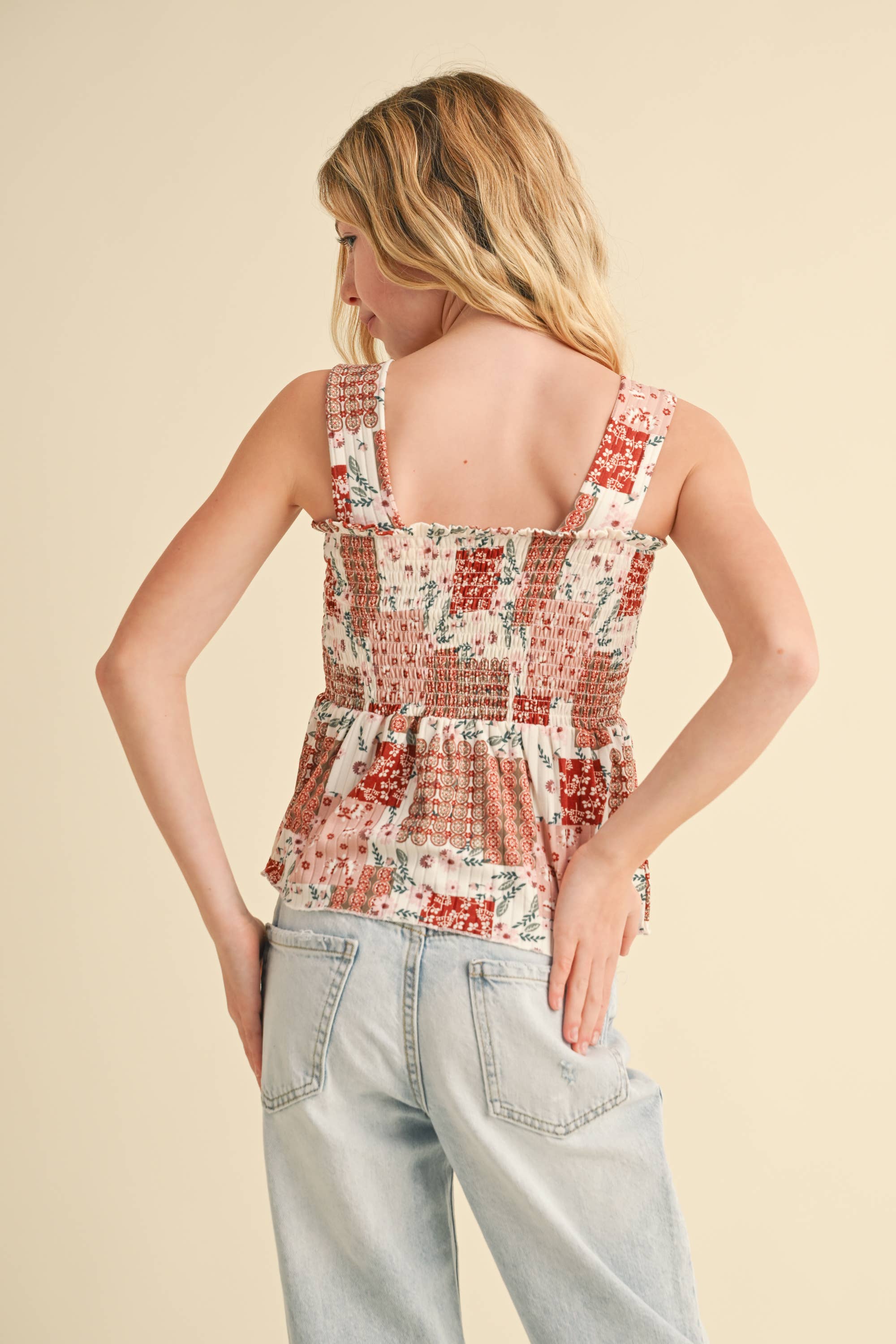 Smocked Pep Tank