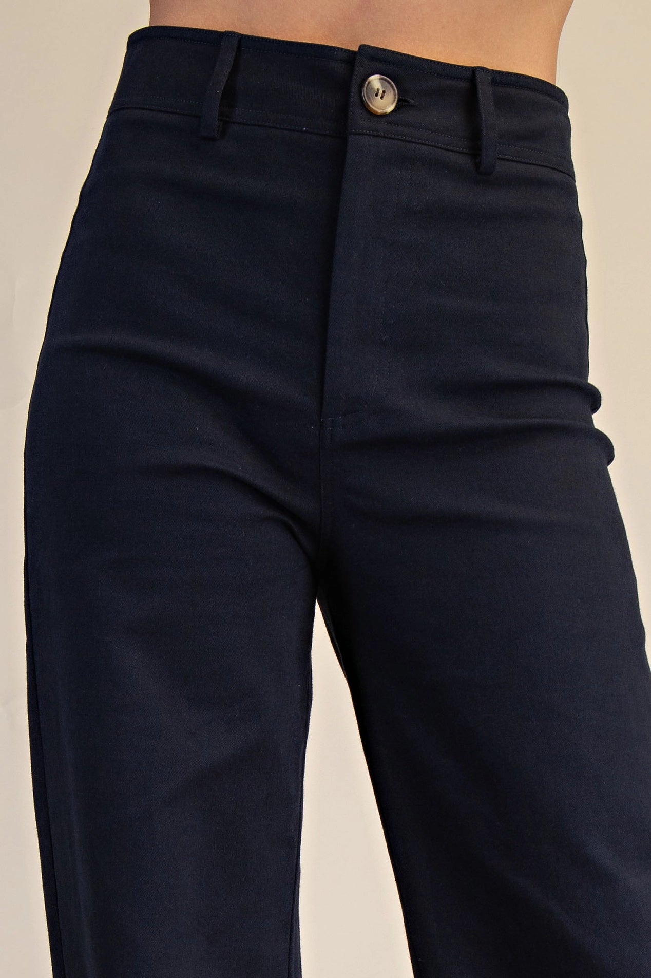 Navy Straight Pant