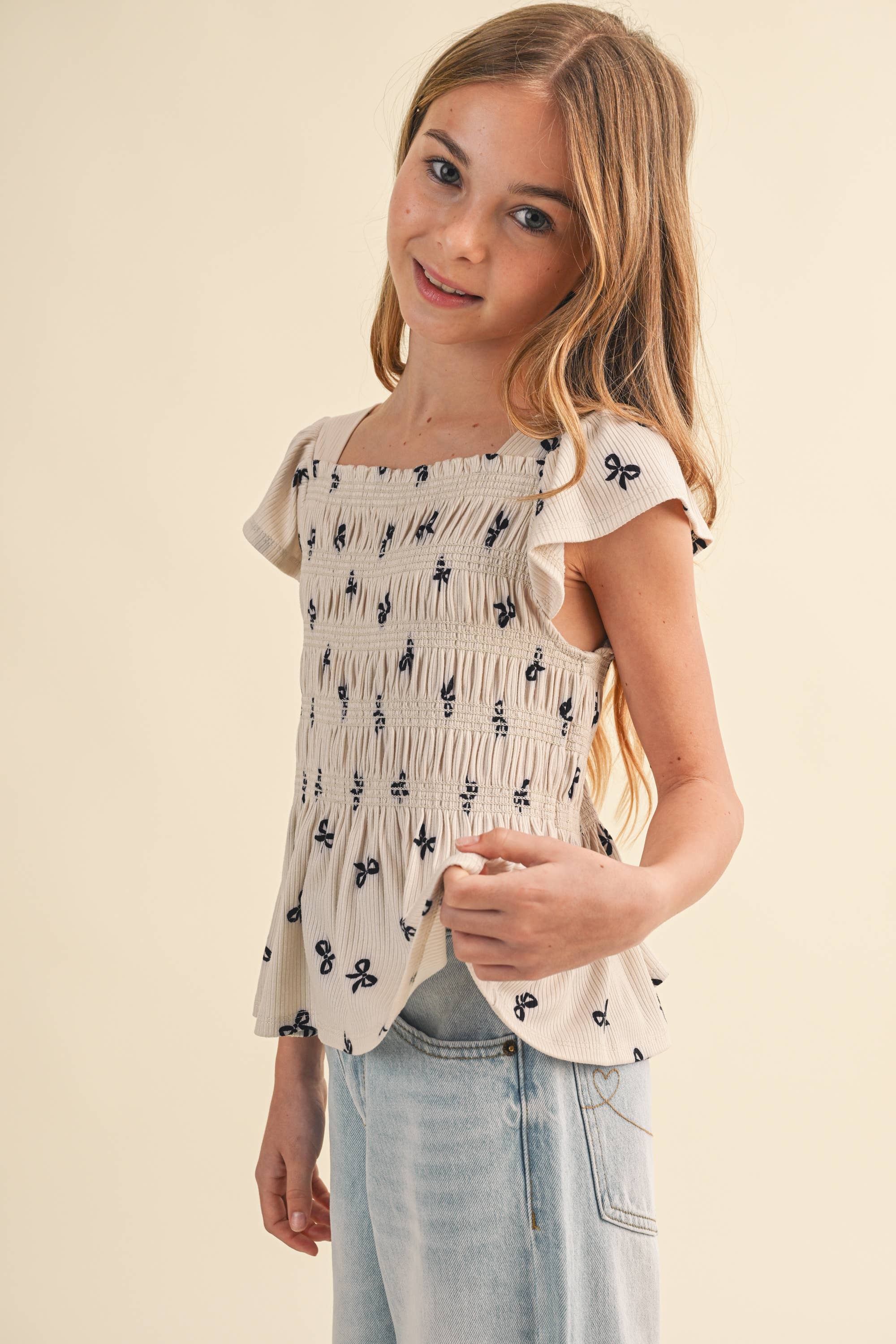 Taupe Bow Top