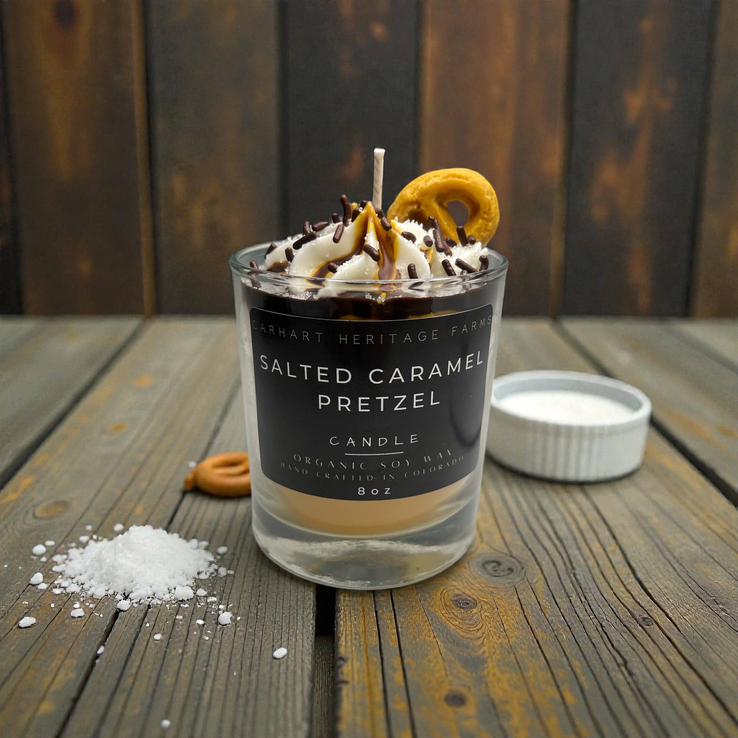 Salted Caramel Pretzel Candle