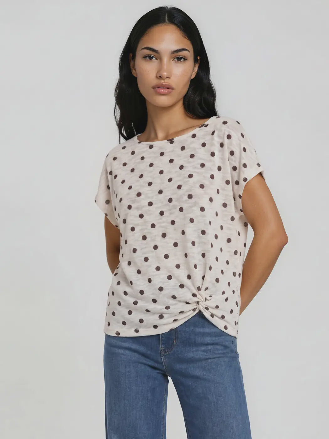 Polka twist top